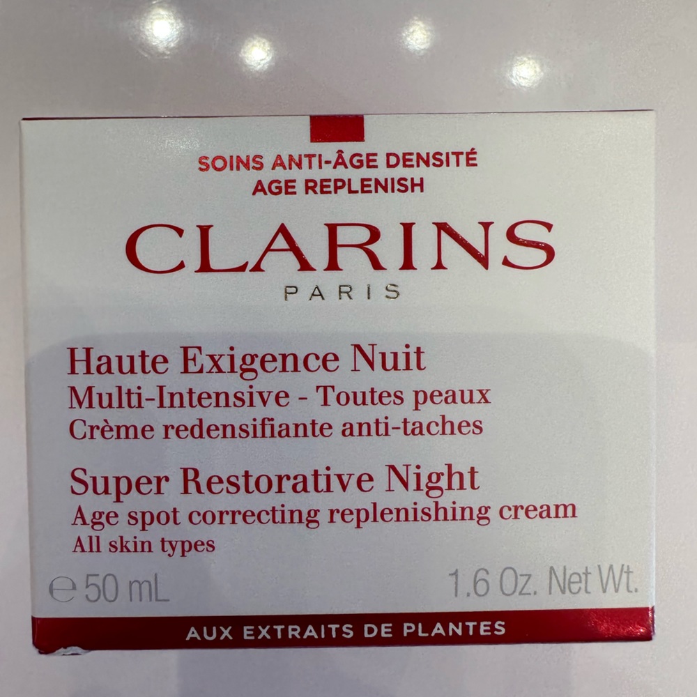 Clarins Super Restorative Night cream